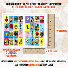 Cargar imagen en el visor de la galería, Loteria Mexicana de Halloween para Imprimir
