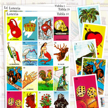Cargar imagen en el visor de la galería, Loteria Mexicana para Imprimir en casa
