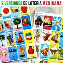 Cargar imagen en el visor de la galería, 2 Versiones de Lotería Mexicana
