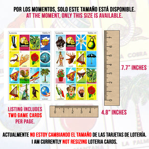 Pack de Loteria Mexicana Para Imprimir | Incluye 2 Versiones