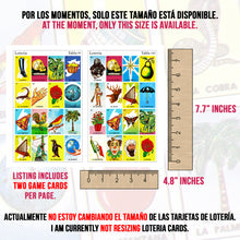 Cargar imagen en el visor de la galería, Tamaños de Loteria Mexicana Tradicional
